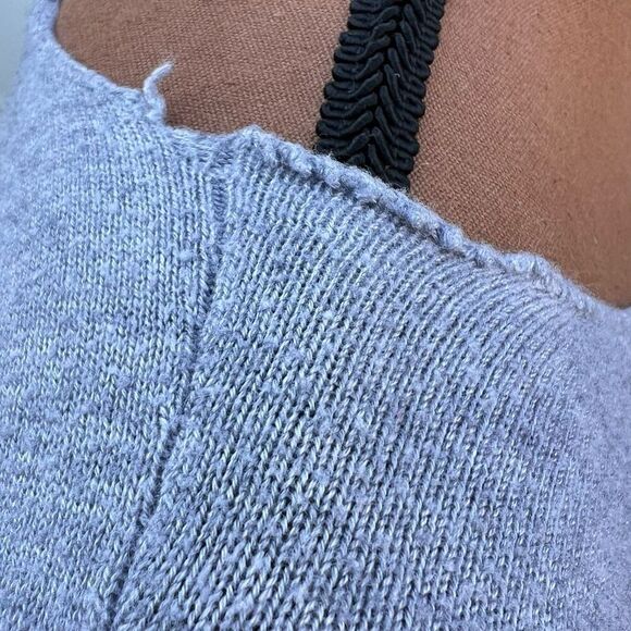 Joan Vass Studio Long Sleeve Distressed Boat Neck Sweater, Women’s Small - Picture 6 of 10